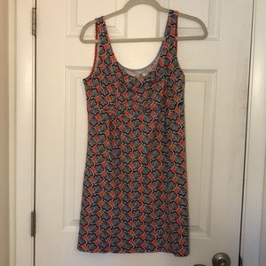 Boden scoop neck print dress